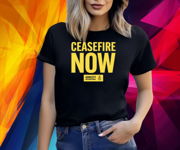 Free Palestine Ceasefire Now Amnesty International Shirt