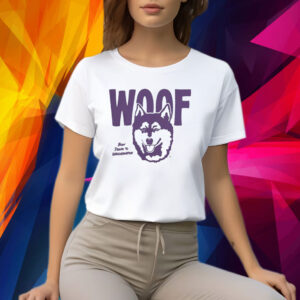 Washington Huskies Woof Bow Down Retro Shirt