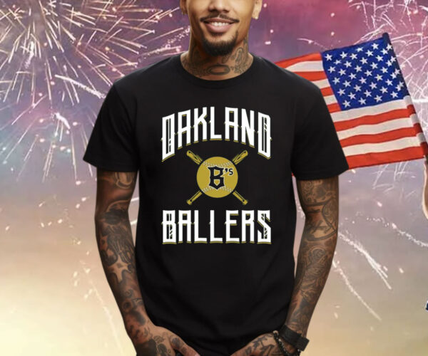 Oakland Ballers Bat Logo Shirts