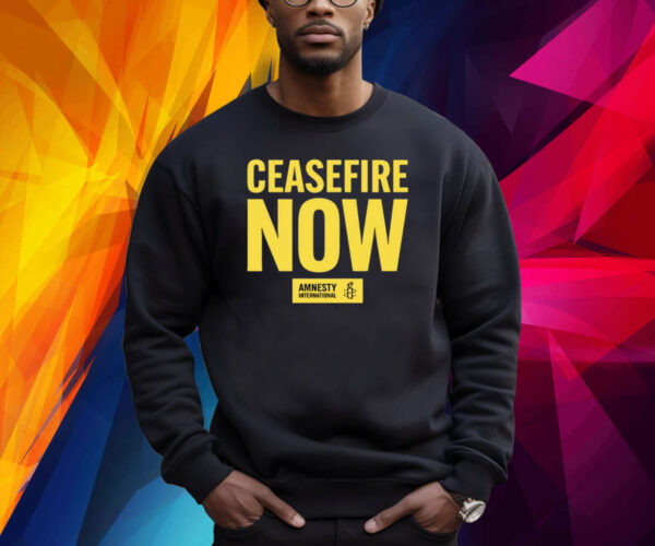 Free Palestine Ceasefire Now Amnesty International Shirt