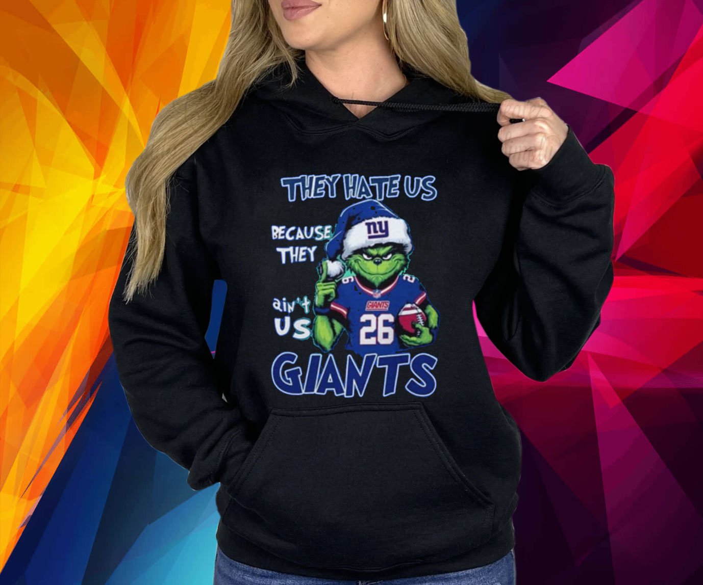 They Hate Us Because They Ain’t Us Giants Grnch Shirt