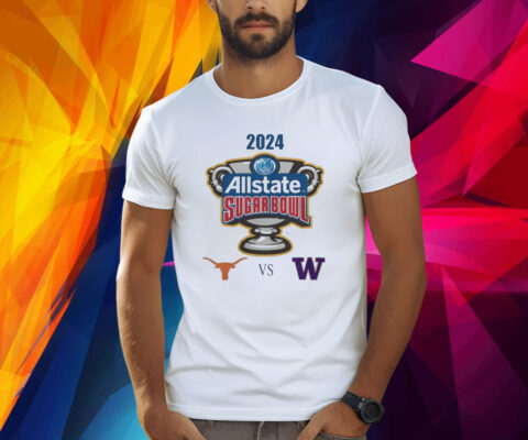 Washington Huskies Vs Tennessee Volunteers 2024 Sugar Bowl Logo Matchup Shirt