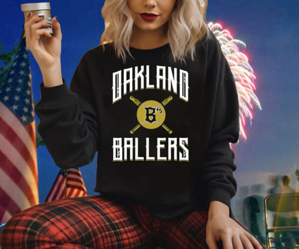 Oakland Ballers Bat Logo Shirts