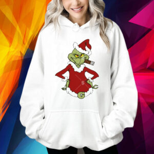 Santa Grinch Smoking A Cigar Merry Christmas Shirts