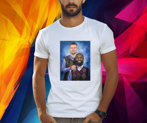 Jaylen Brown Kristaps Porzingis Step Brothers TShirts