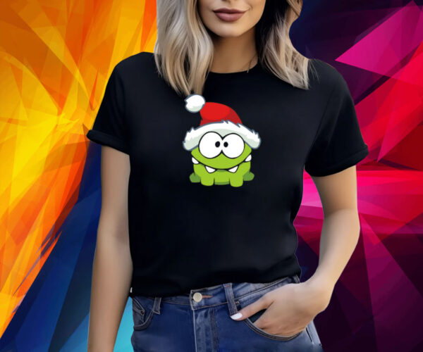 Cut The Rope Om Nom Santa Shirt