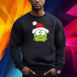 Cut The Rope Om Nom Santa Shirt