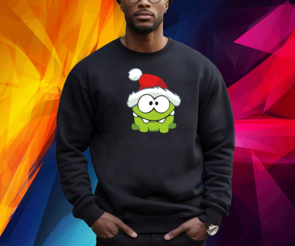 Cut The Rope Om Nom Santa Shirt