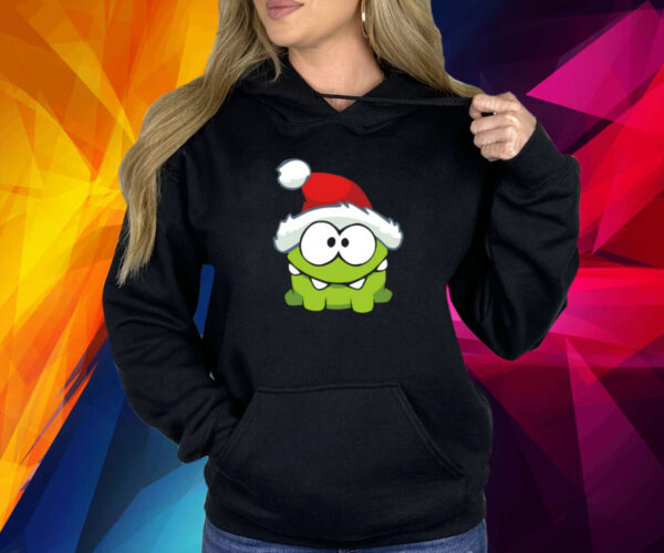 Cut The Rope Om Nom Santa Shirt