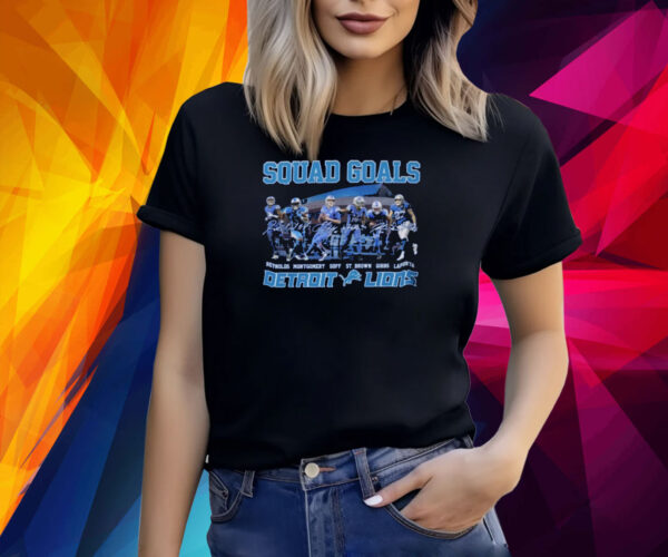 Squad Goals Detroit Lions Shirt