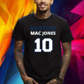 Boston No 10 Mac Jones Shirt