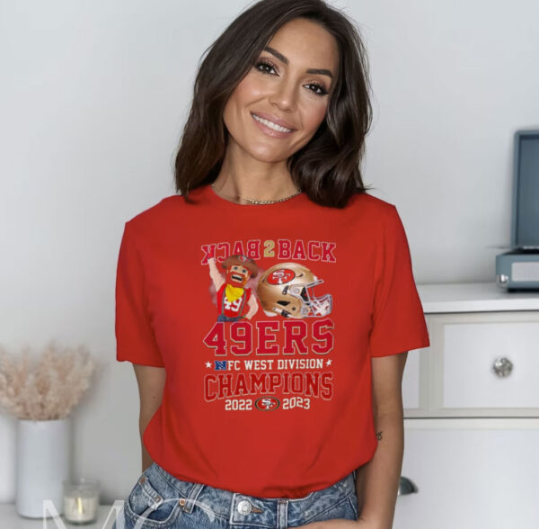 Back To Back 49ers NFC West Division Champions 2022 2023 Shirt