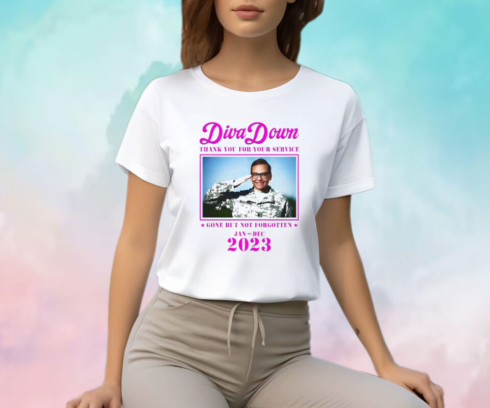 Diva Down Thank You For Your Service George Santos TShirts