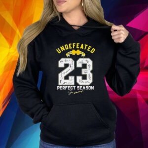 Undefeated 13-0 23 Perfect Season Michigan Wolverines Signatures Shirt