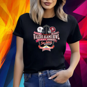 Arizona Wildcats Vs Oklahoma Sooners 2023 Alamo Bowl Matchup T-Shirt