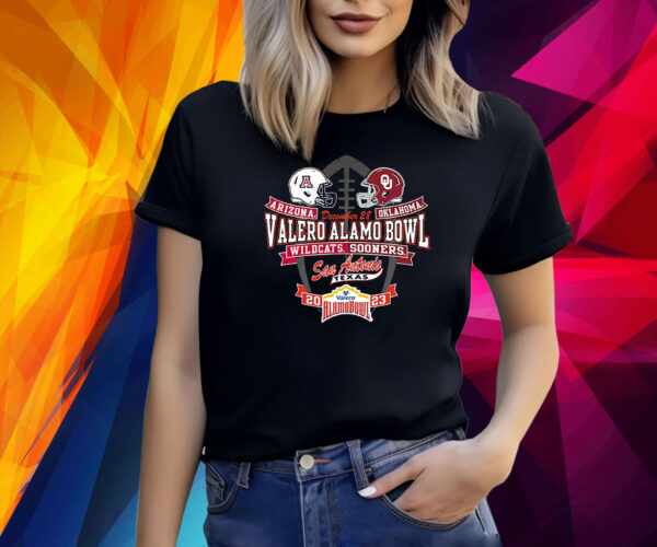 Arizona Wildcats Vs Oklahoma Sooners 2023 Alamo Bowl Matchup T-Shirt