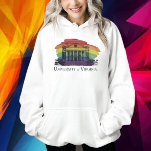 Virginia Cavaliers Rotunda Pride LGBTQ Ringspun Shirt