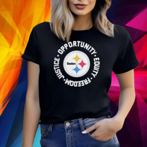 Pittsburgh steeler justice opportunity equity freedom Shirt