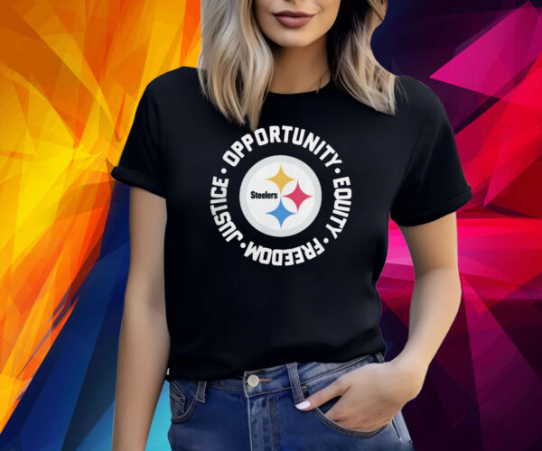 Pittsburgh steeler justice opportunity equity freedom Shirt