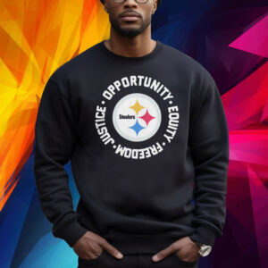 Pittsburgh steeler justice opportunity equity freedom Shirt