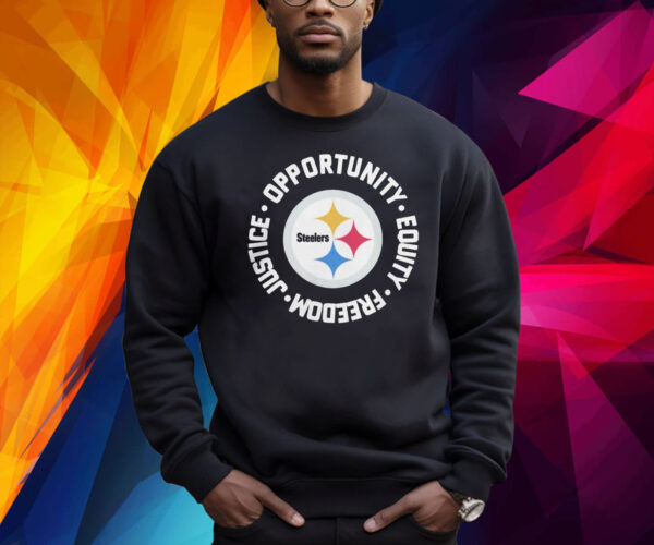 Pittsburgh steeler justice opportunity equity freedom Shirt