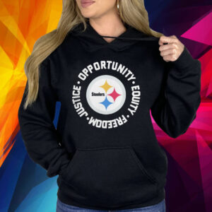 Pittsburgh steeler justice opportunity equity freedom Shirt
