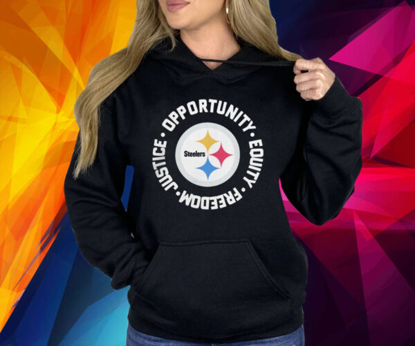 Pittsburgh steeler justice opportunity equity freedom Shirt