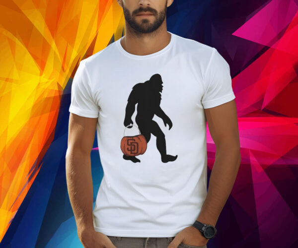 San Diego Padres Bigfoot Halloween Shirt