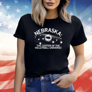 NEBRASKA: VOLLEYBALL UNIVERSE CHARCOAL TEE SHIRT