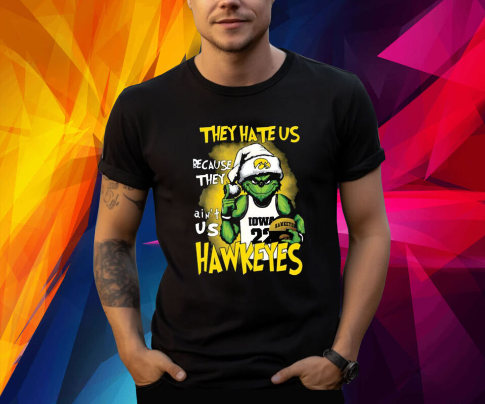 They Hate Us Because They Aint Us Hawkeyes Grinch TShirt