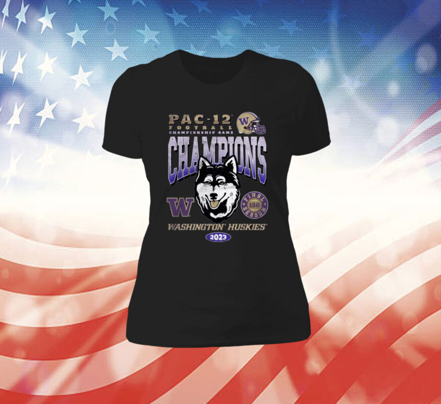 Washington Huskies Uw Pac 12 Championship Women T-Shirt