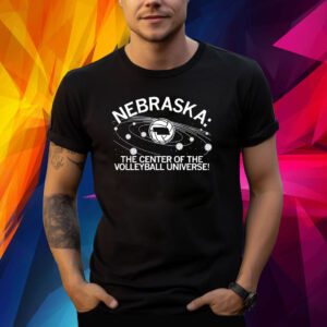 NEBRASKA: VOLLEYBALL UNIVERSE BLUE TSHIRT