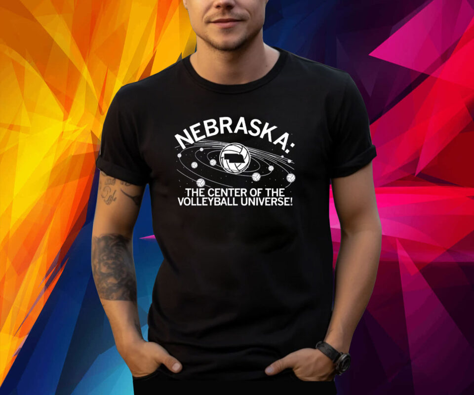 NEBRASKA: VOLLEYBALL UNIVERSE BLUE TSHIRT