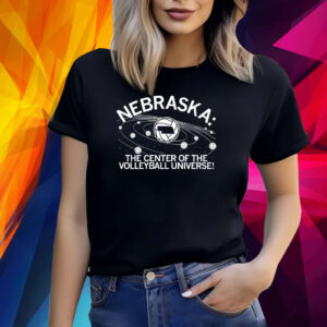 NEBRASKA: VOLLEYBALL UNIVERSE BLUE WOMEN TSHIRT