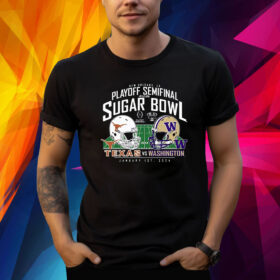 Washington Huskies Vs Texas Longhorns College Football Playoff 2024 Sugar Bowl Matchup Shirt
