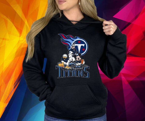 Tennessee Titans disney and friends NFL minnie mickey pluto Donald NFL Shirt