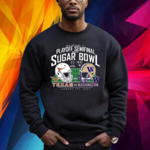 Washington Huskies Vs Texas Longhorns College Football Playoff 2024 Sugar Bowl Matchup Shirt