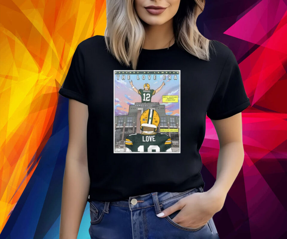 Legennds Of Lambeau The Love Era Comic Shirt