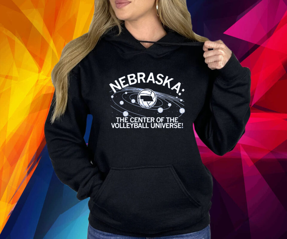 NEBRASKA: VOLLEYBALL UNIVERSE BLUE WOMEN HOODIE SHIRT