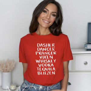 Funny Christmas Drinking Hilarious Letter Shirt