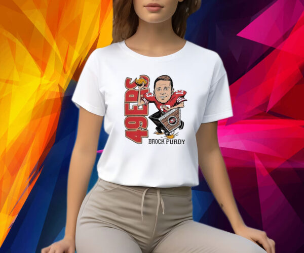 Brock purdy san francisco 49ers homage caricature player Shirt