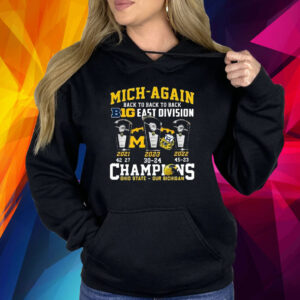 Mich-Again Back To Back To Back Big East Division Champions Shirt