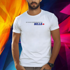 My Mood Depends On The Bills Buffalo Football Shirt