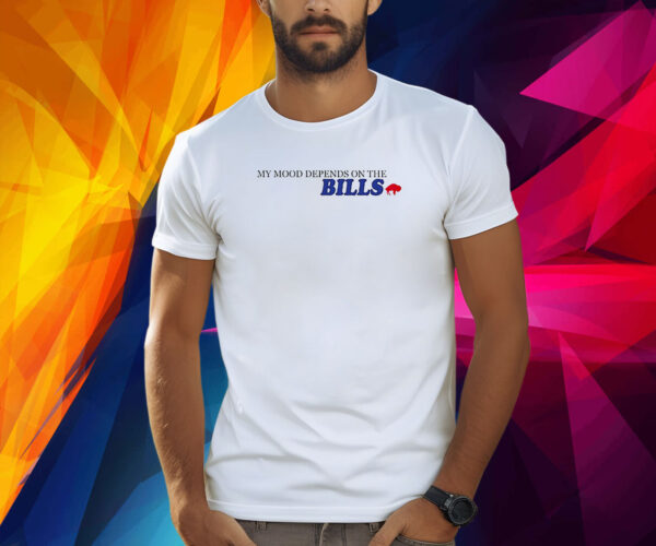 My Mood Depends On The Bills Buffalo Football Shirt