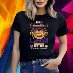 Champions 2023 In-Season Tournament Lakers Shirt