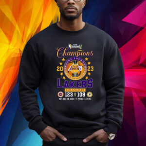 Champions 2023 In-Season Tournament Lakers Shirt