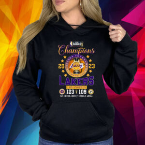 Champions 2023 In-Season Tournament Lakers Shirt