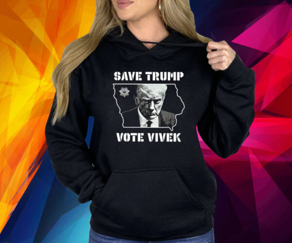 Save Trump Vote Vivek Iowa Map Shirt