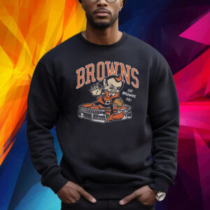 Cleveland Browns Brownie Stiff Arm Stadium Shirt