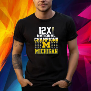 Michigan 12X National Champions Shirt